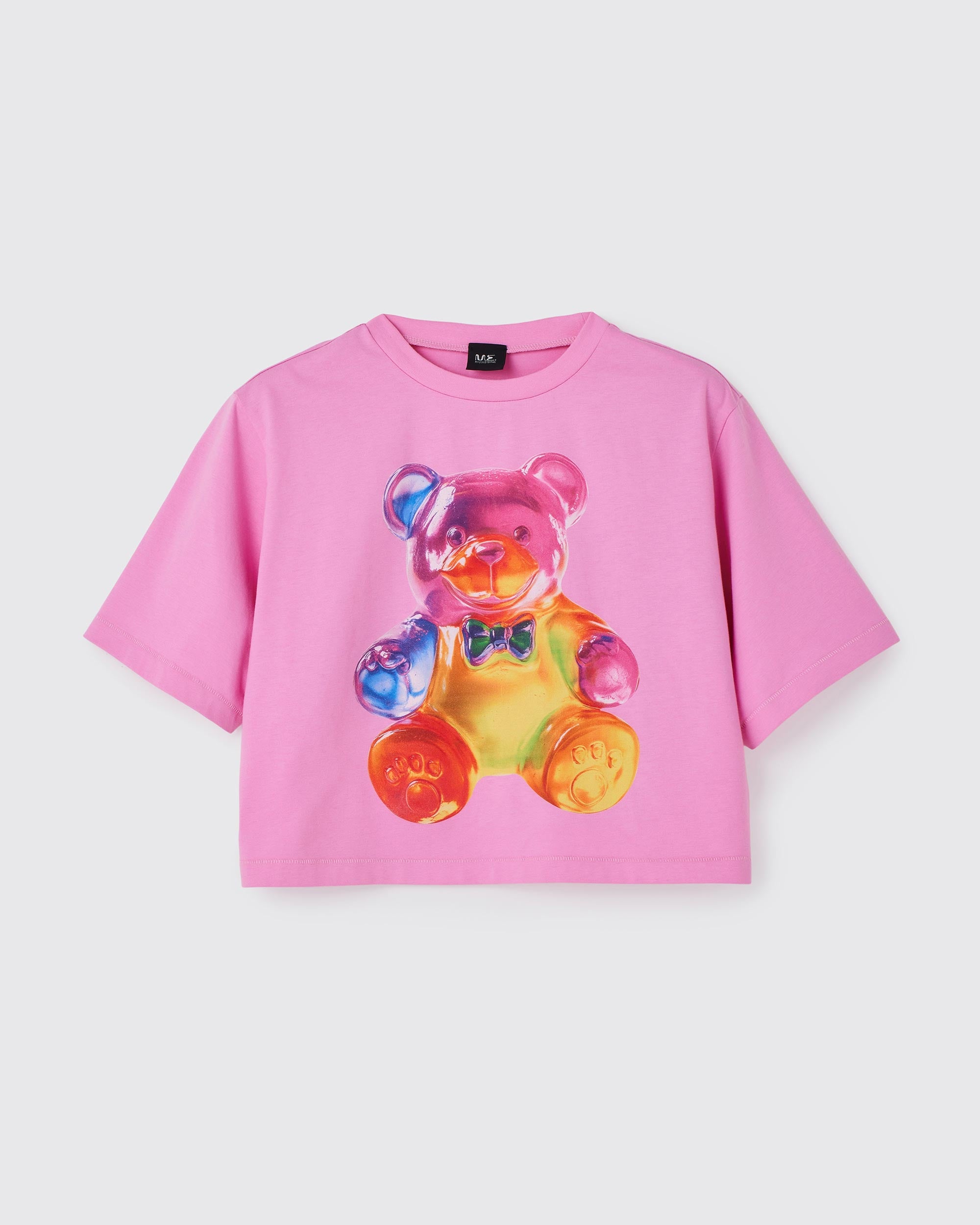 Rainbow Gumi Cropped T-shirt PINK