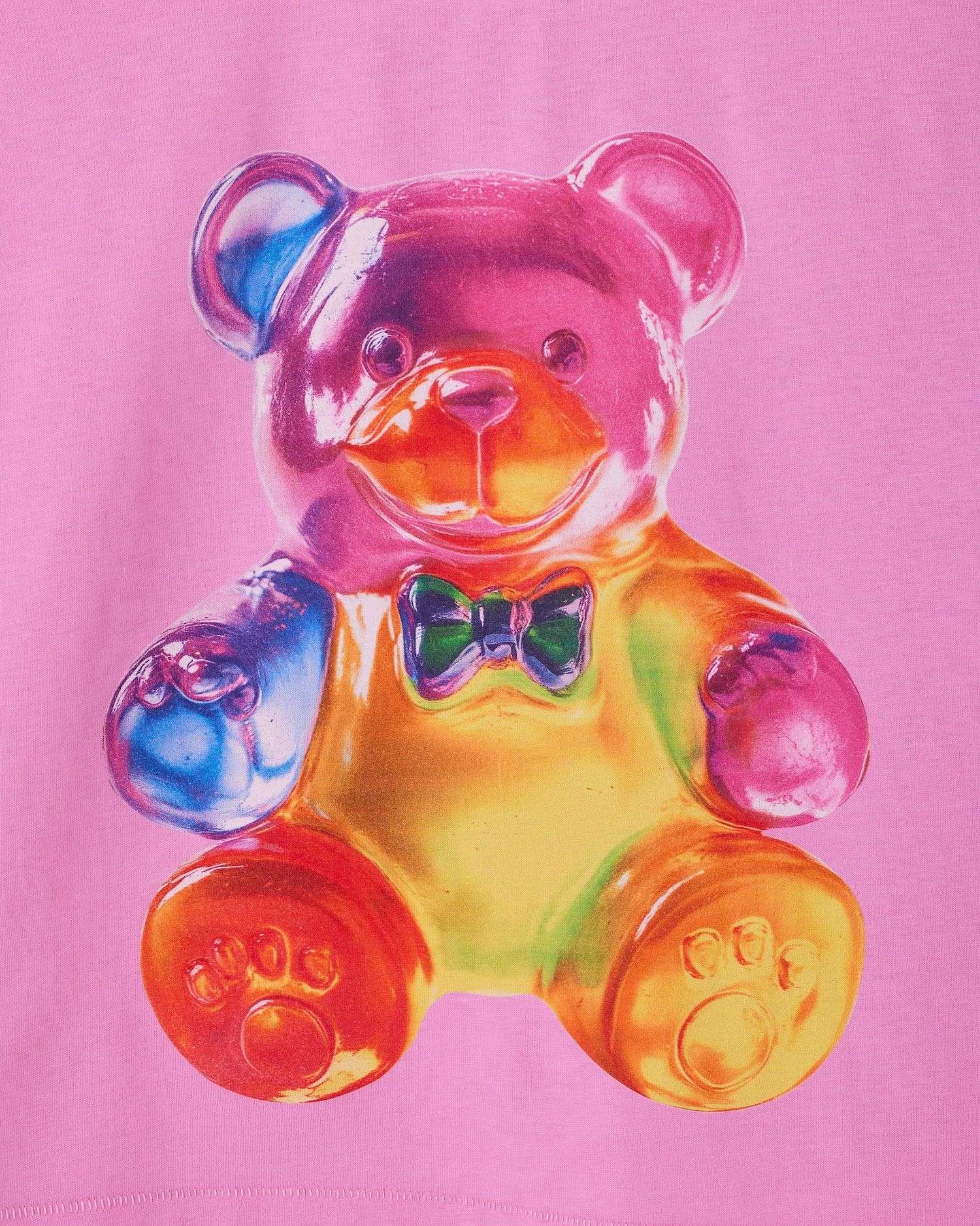 Rainbow Gumi Cropped T-shirt PINK