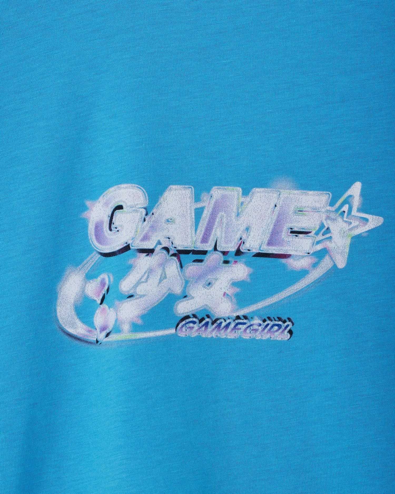 ゲーム 少女 S/S ミニTシャツ BLUE