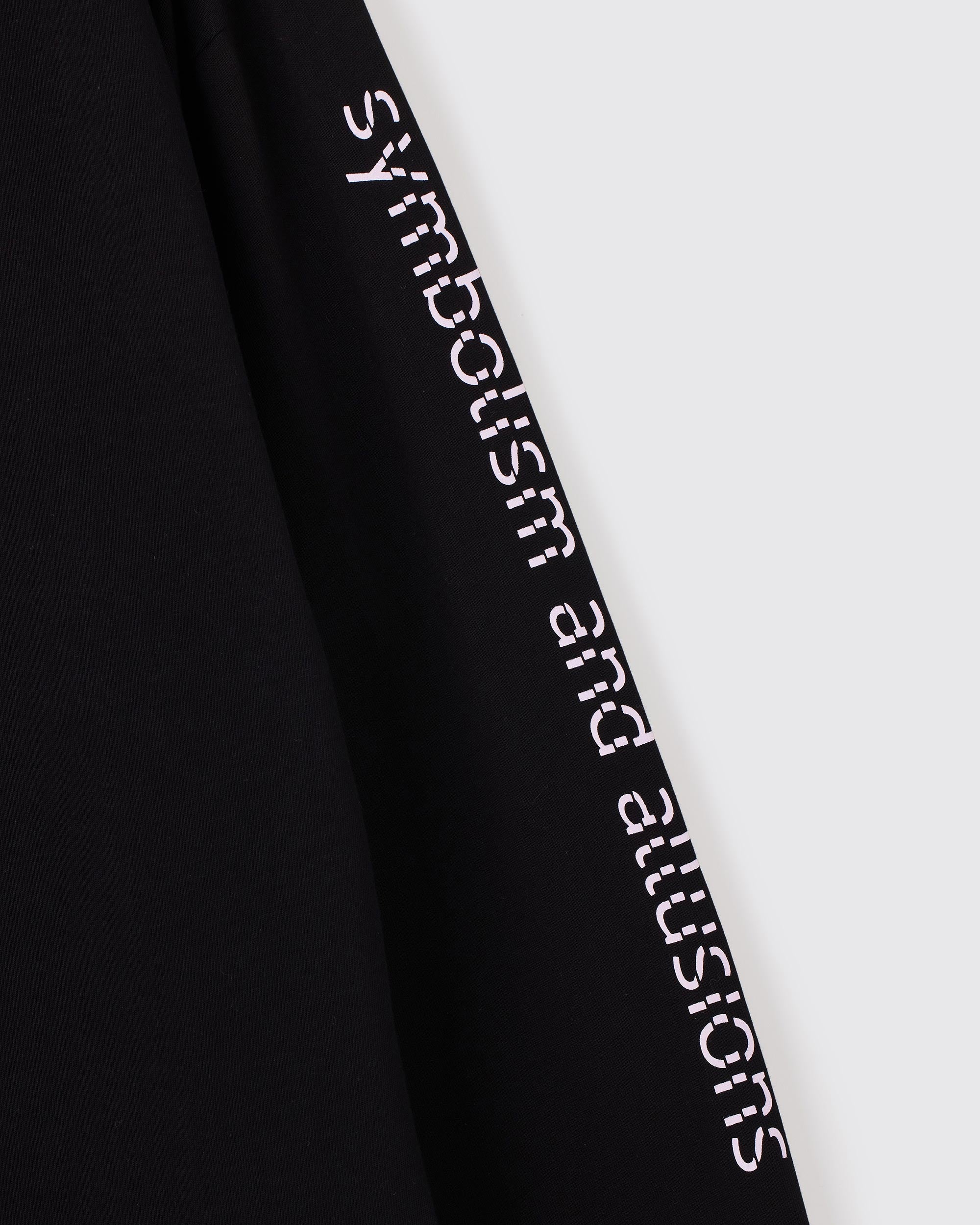 HANAFUDA L/S T-shirts BLACK