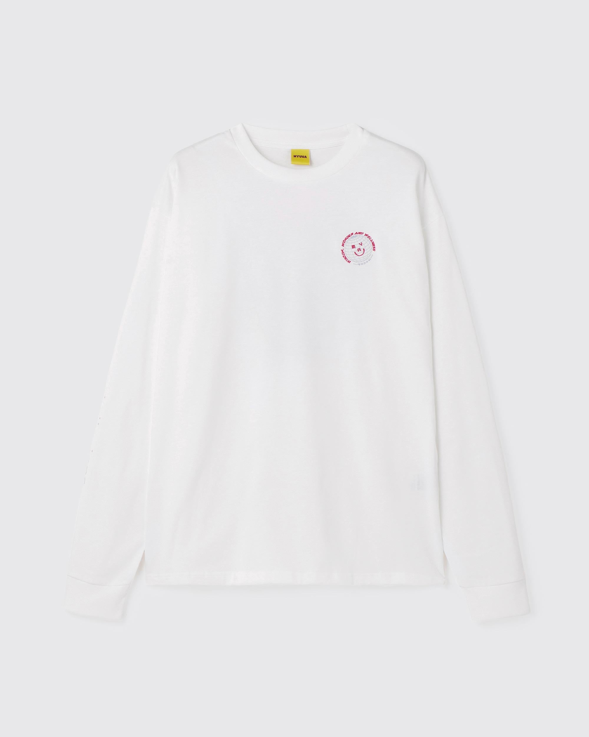 HANAFUDA L/S T-shirts WHITE