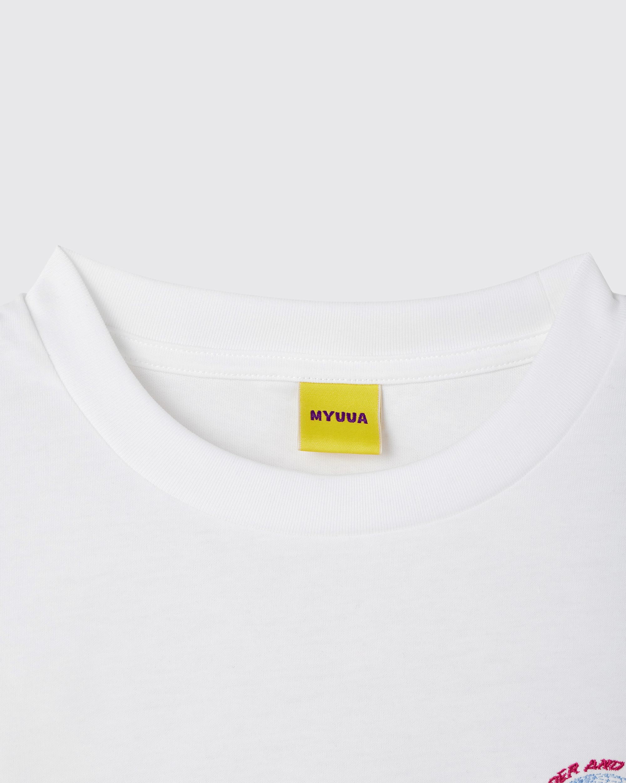 HANAFUDA L/S T-shirts WHITE