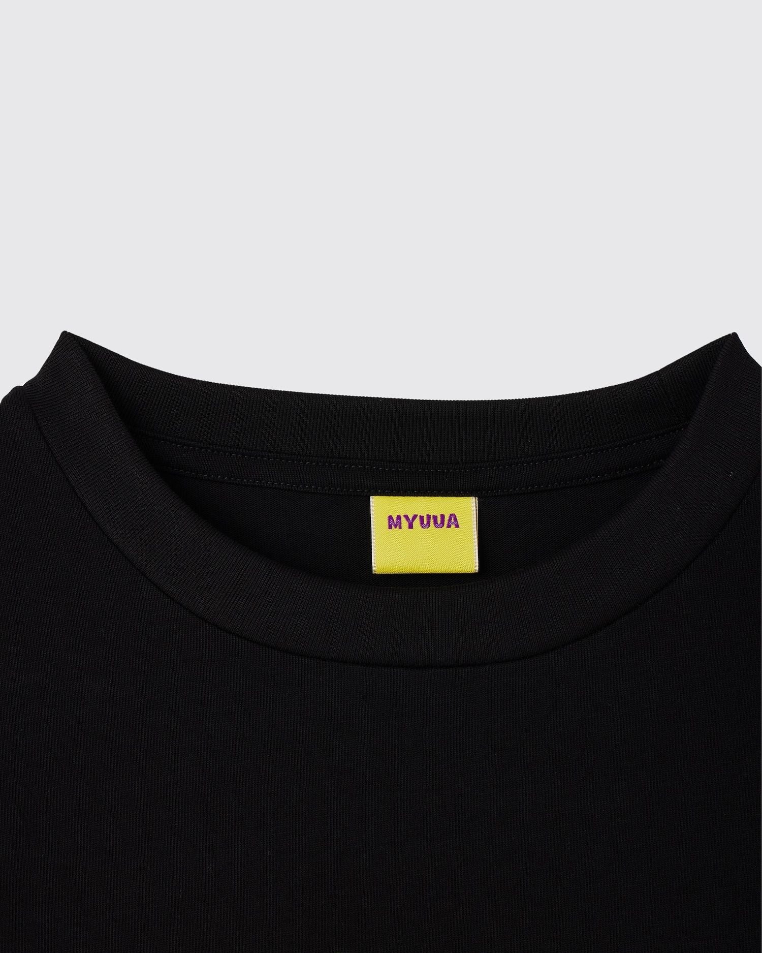 OINARISAN L/S T-shirts BLACK