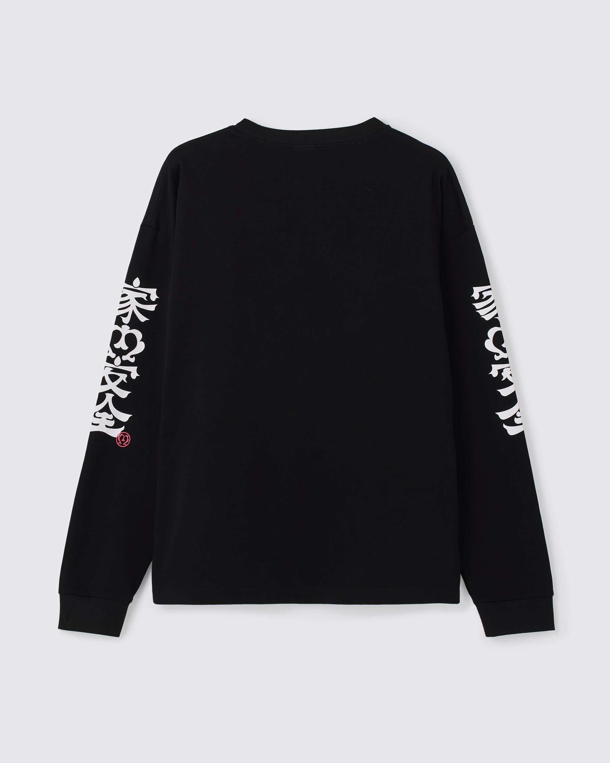OINARISAN L/S T-shirts BLACK