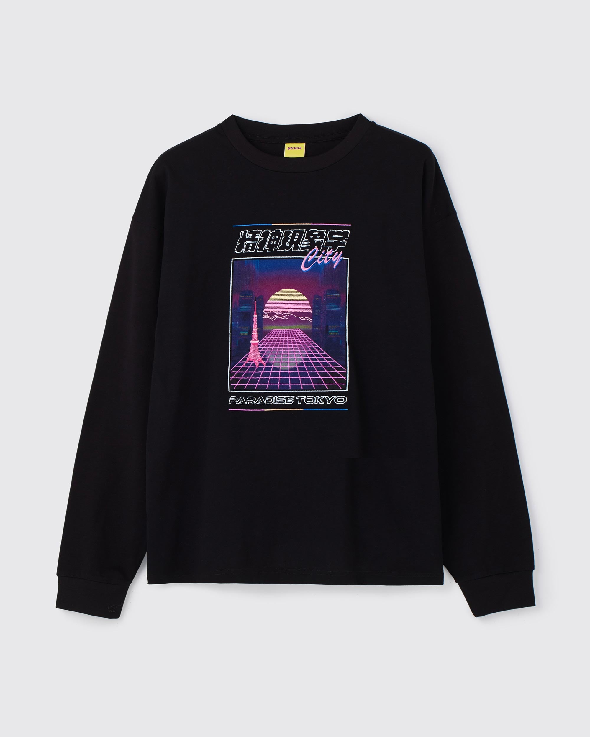 TOKYO PARADISE L/S T-shirts BLACK