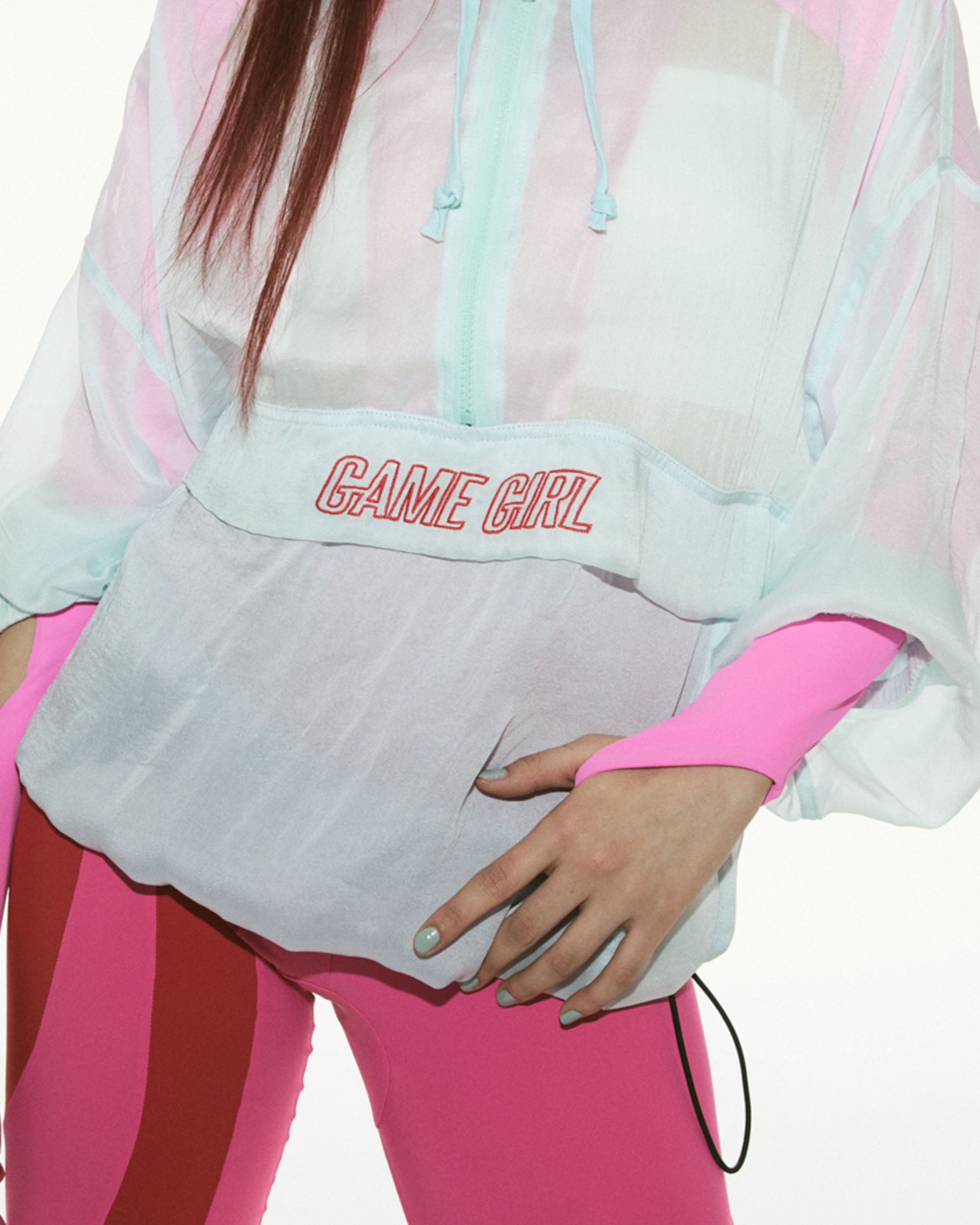 Chiffon Blouson SAX
