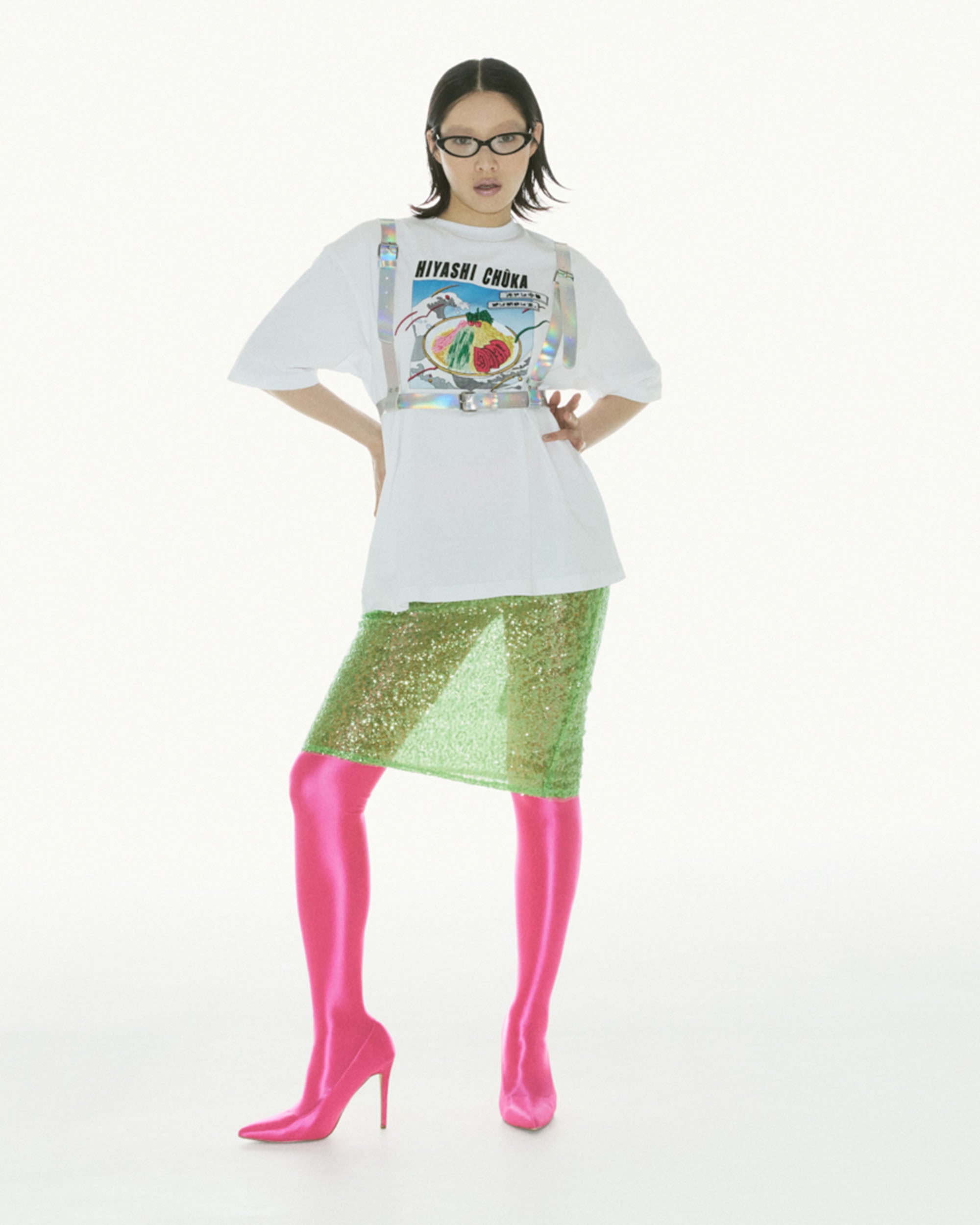 Cold Chinese Noodles S/S Boys T-shirt WHITE