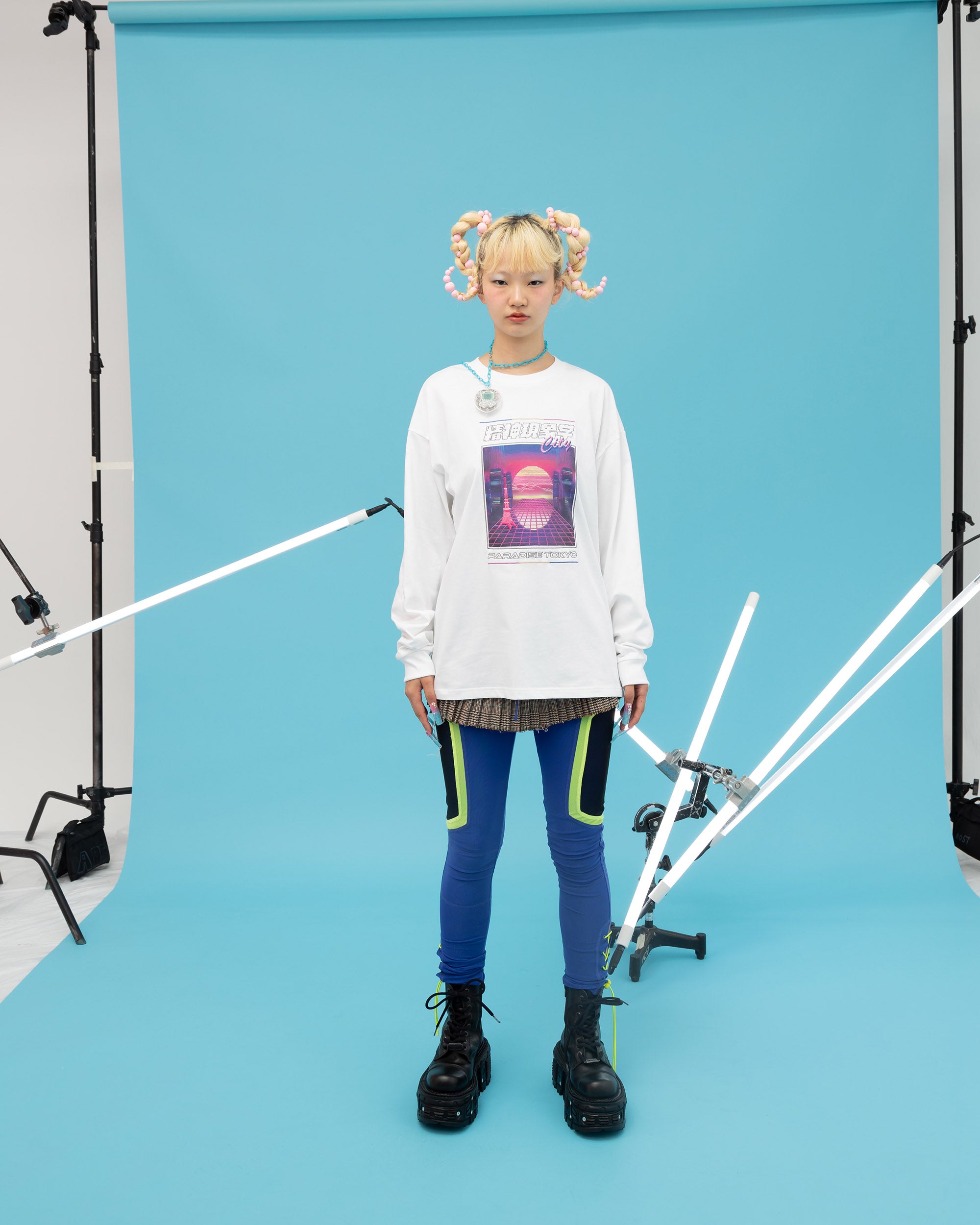 TOKYO PARADISE L/S T-shirts WHITE