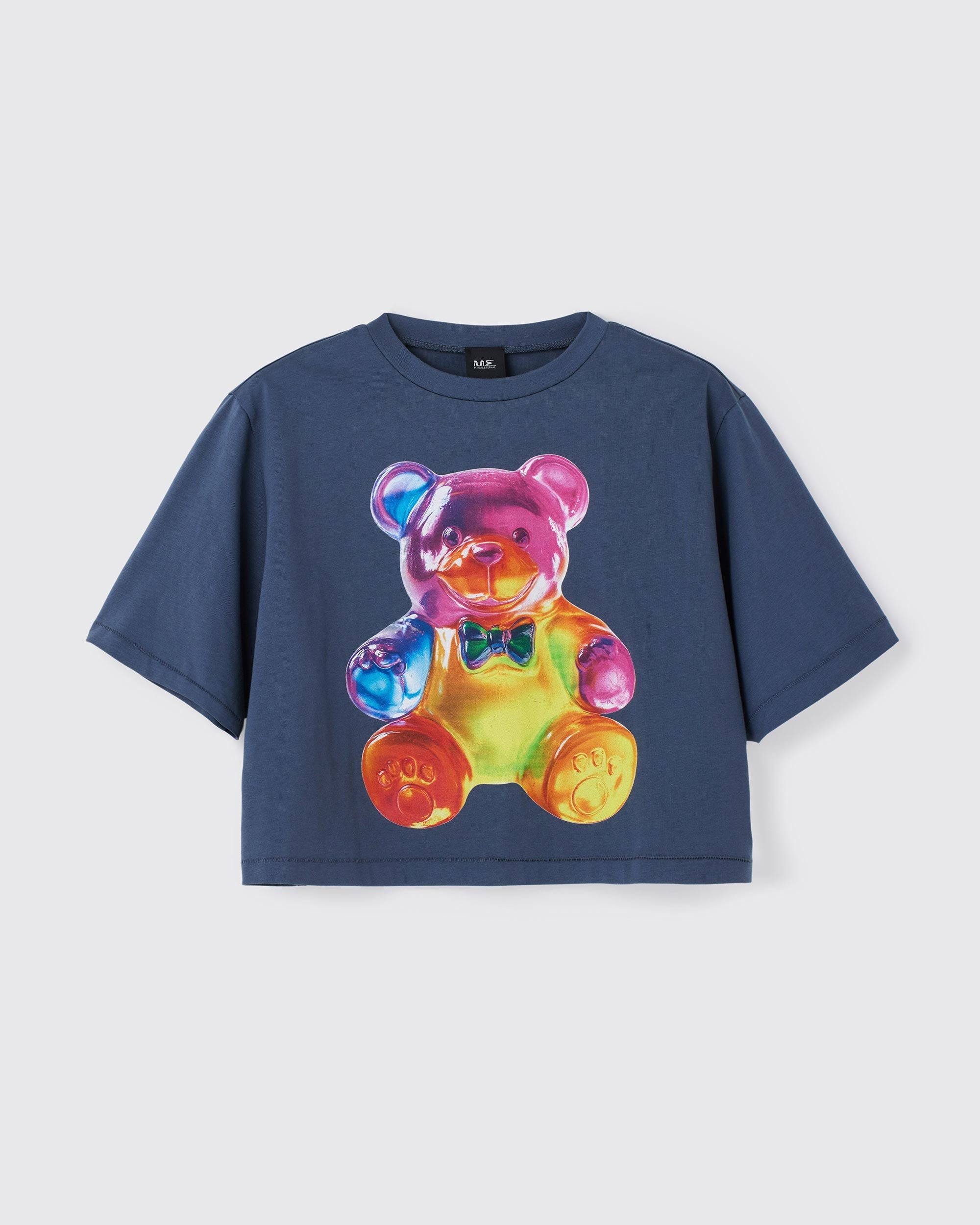 レインボーグミ クロップドTシャツ D.GRAY