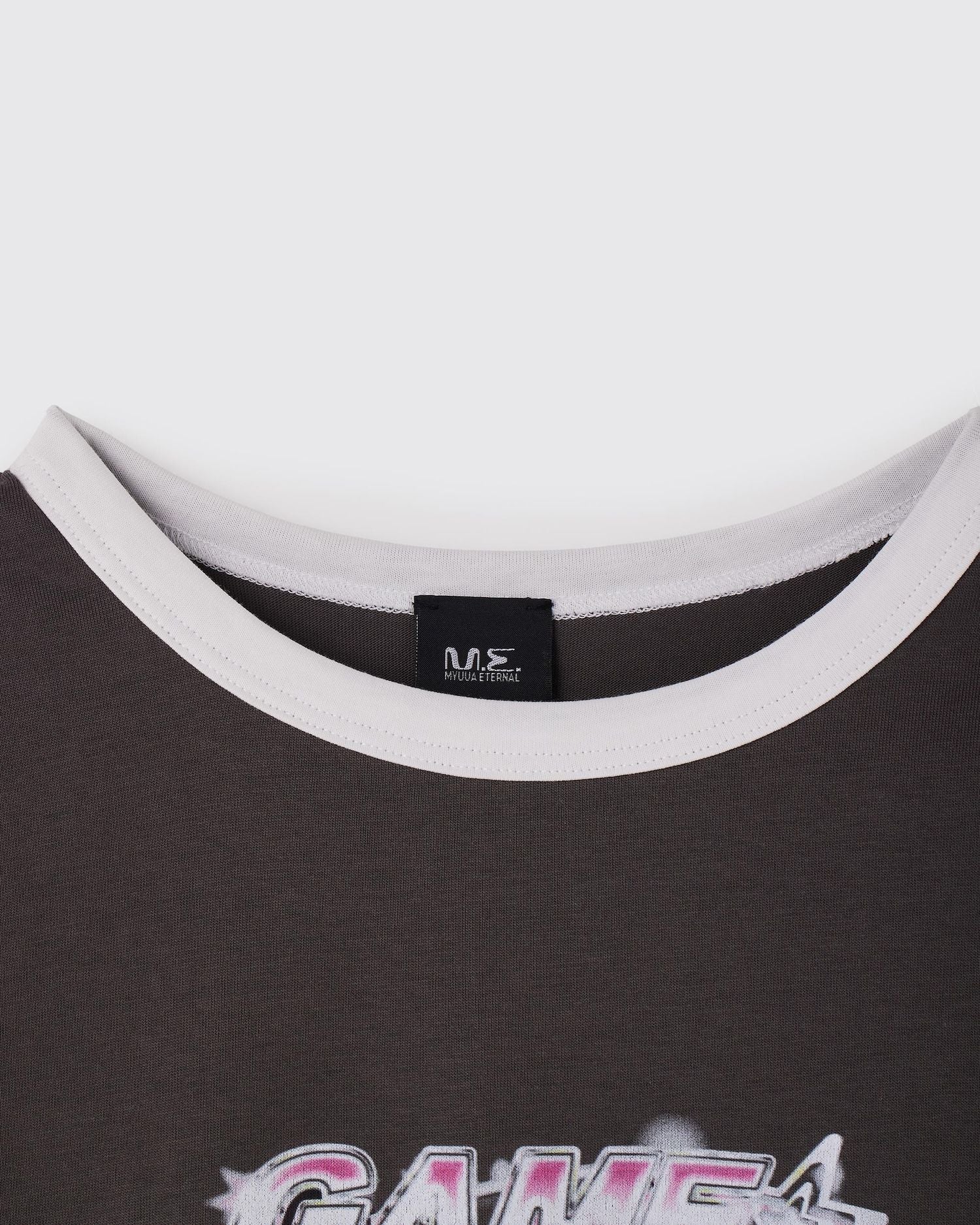 ゲーム 少女 S/S ミニTシャツ BLACK