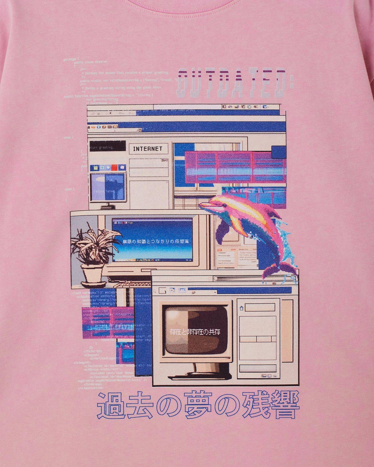 OUTDATED ボーイズTシャツ vintage PINK