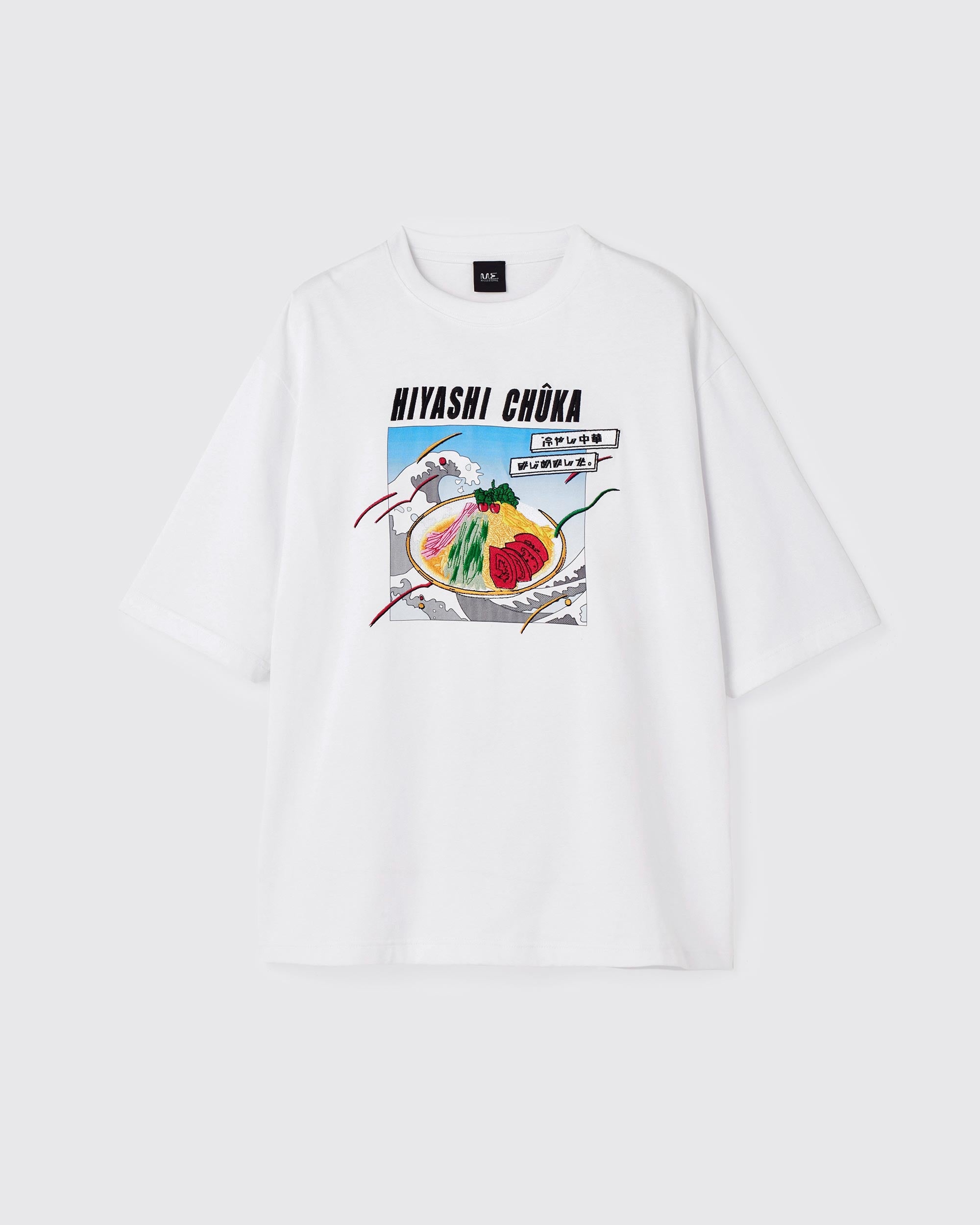 冷やし中華 S/S ボーイズTシャツ WHITE