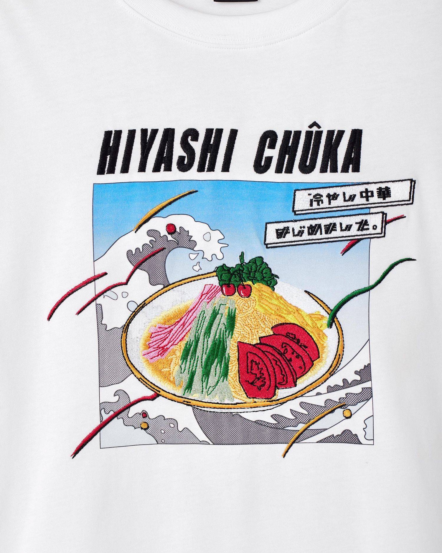冷やし中華 S/S ボーイズTシャツ WHITE