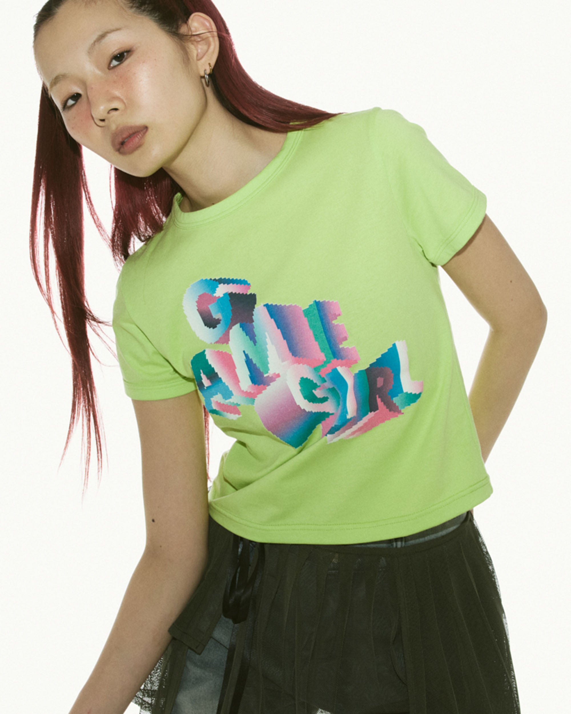 GAME GIRL S/S Mini T-shirt YELLOW