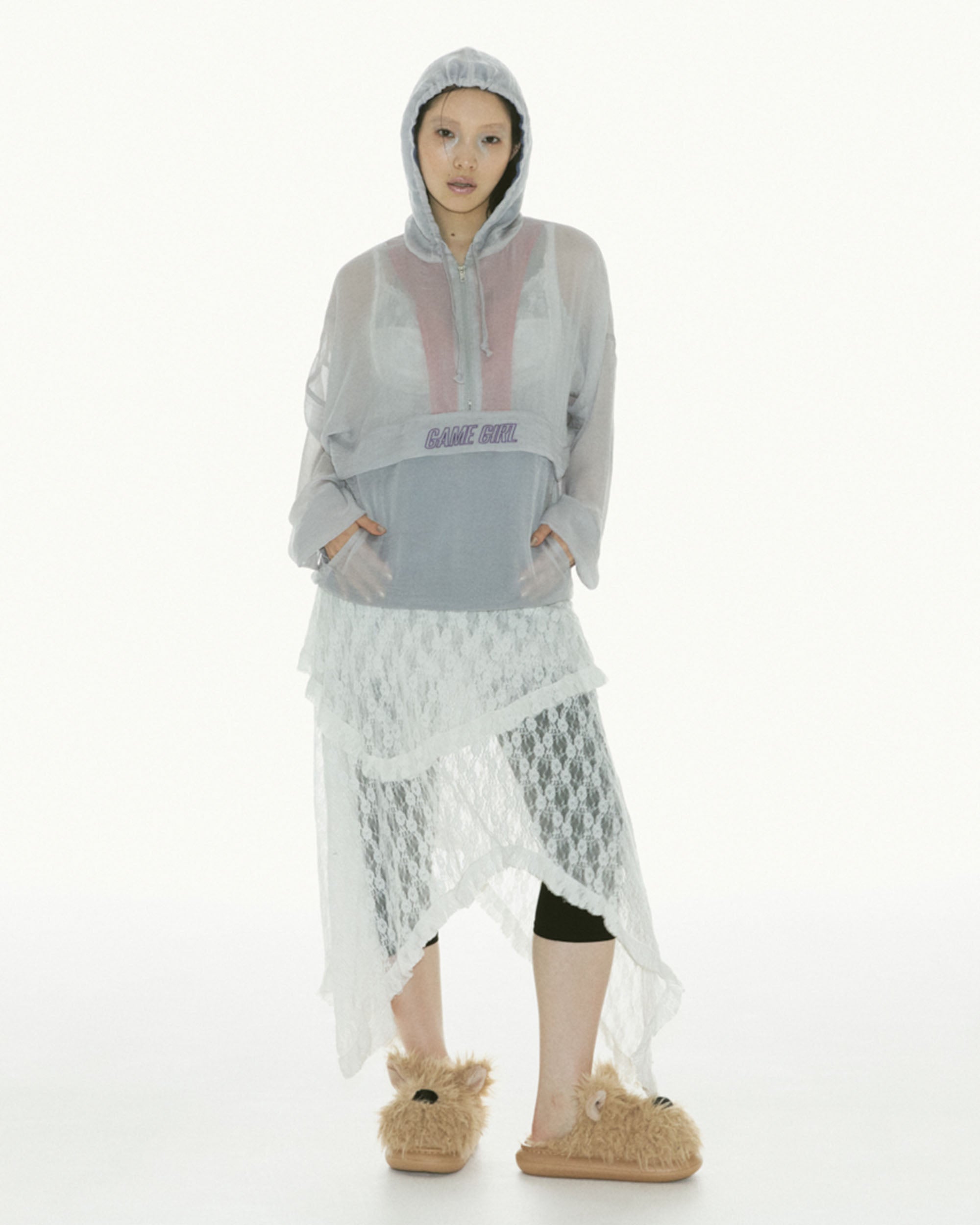 Chiffon Blouson GRAY
