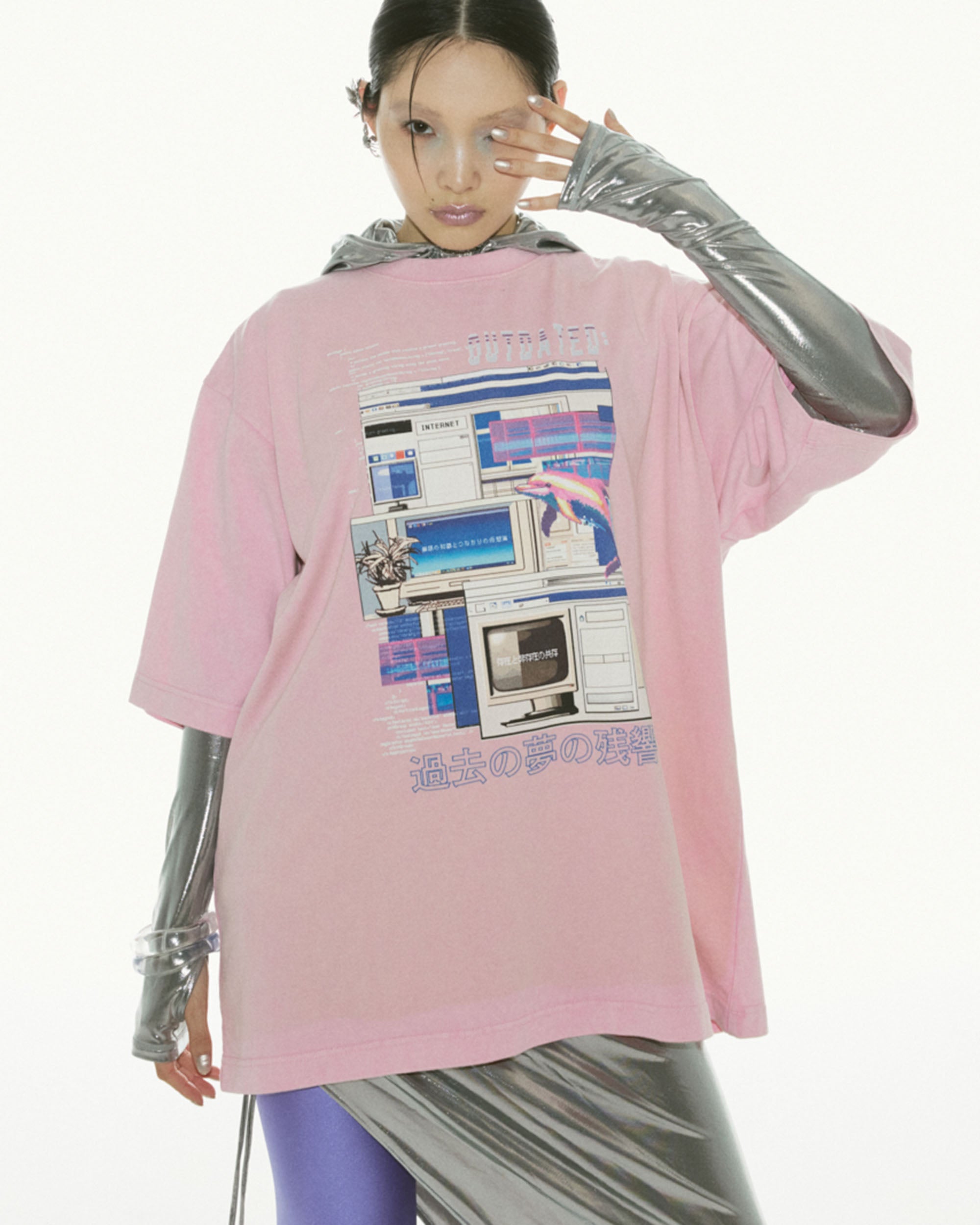 OUTDATED Boys T-shirt vintage PINK
