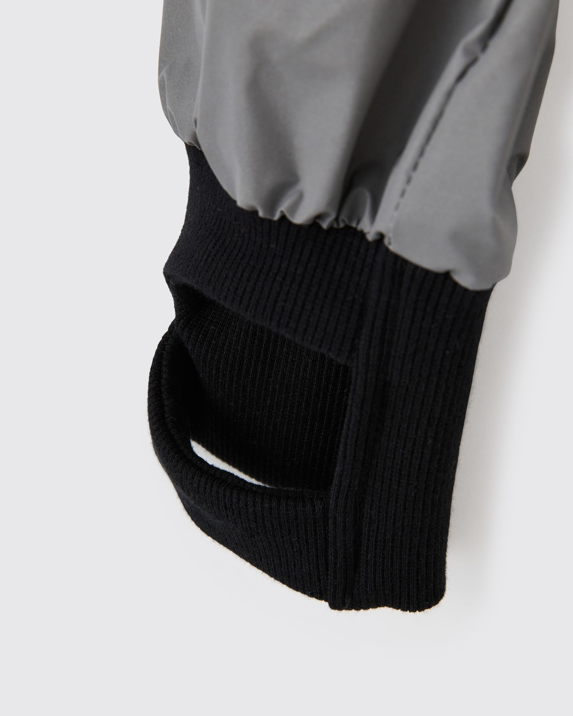 Reflector cropped blouson SLVER